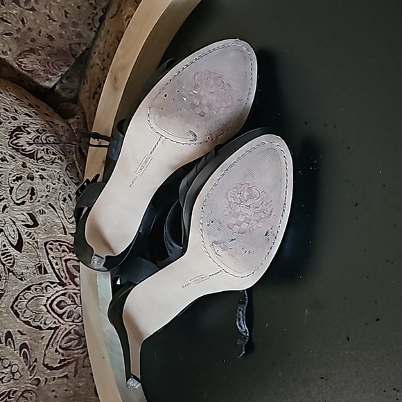 Vince Camuto Leather Strap Heels - Picture 16 of 16